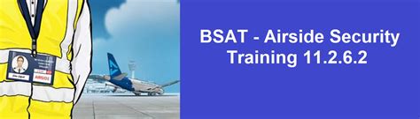 bsat airport security training|BSAT Airport Security Training .